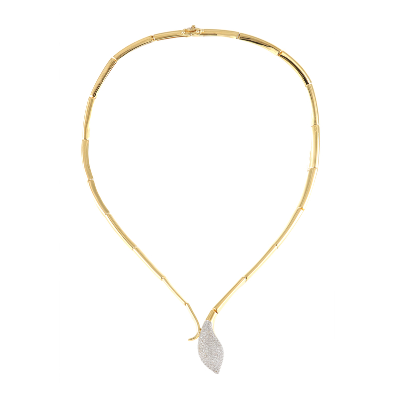 Zirkon-Silbercollier