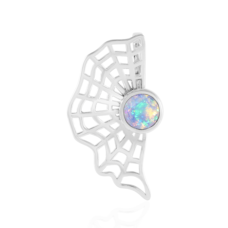 Welo-Opal-Silberanhänger (MONOSONO COLLECTION)
