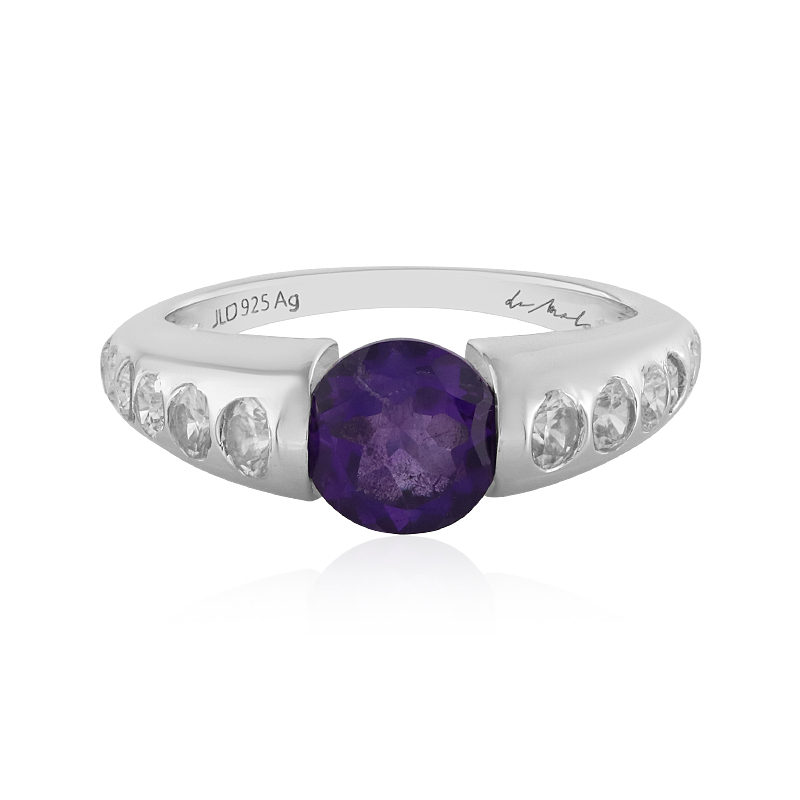 Sibirischer Amethyst-Silberring (de Melo Essence)