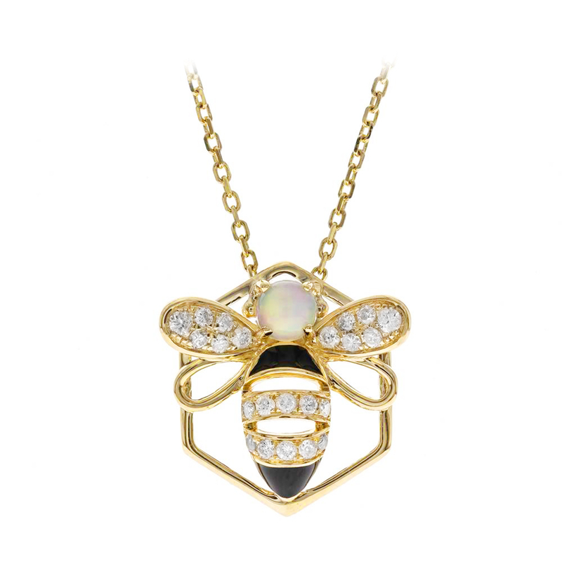 AAA-Welo-Opal-Goldhalskette (CIRARI)