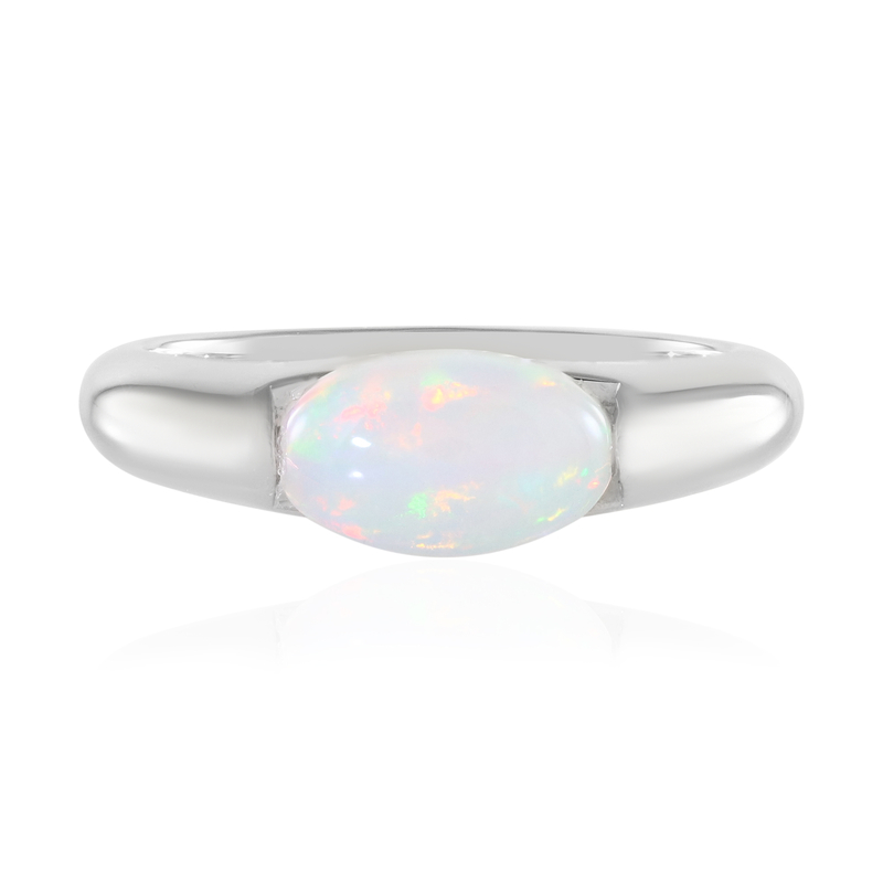 Welo-Opal-Silberring (de Melo)