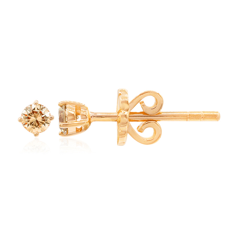 SI Rose de France-Brillant-Goldohrringe (Annette)