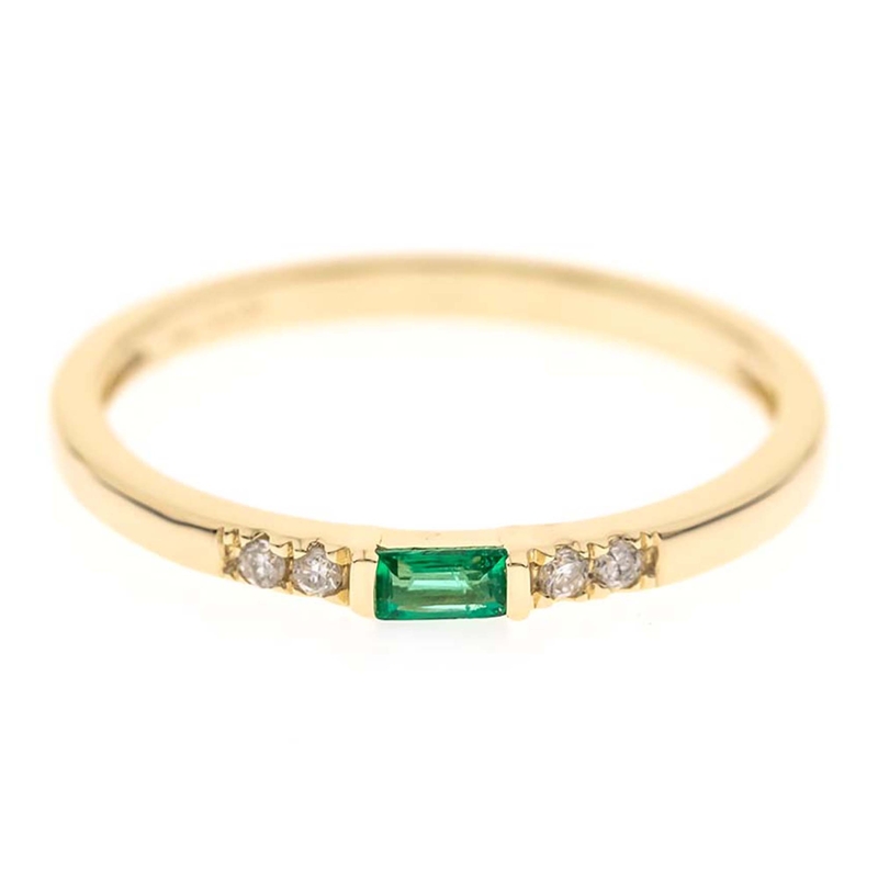 AAA-Sambia-Smaragd-Goldring
