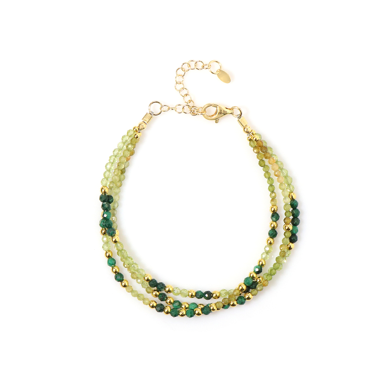 Edelstein-Silberarmband (Riya)