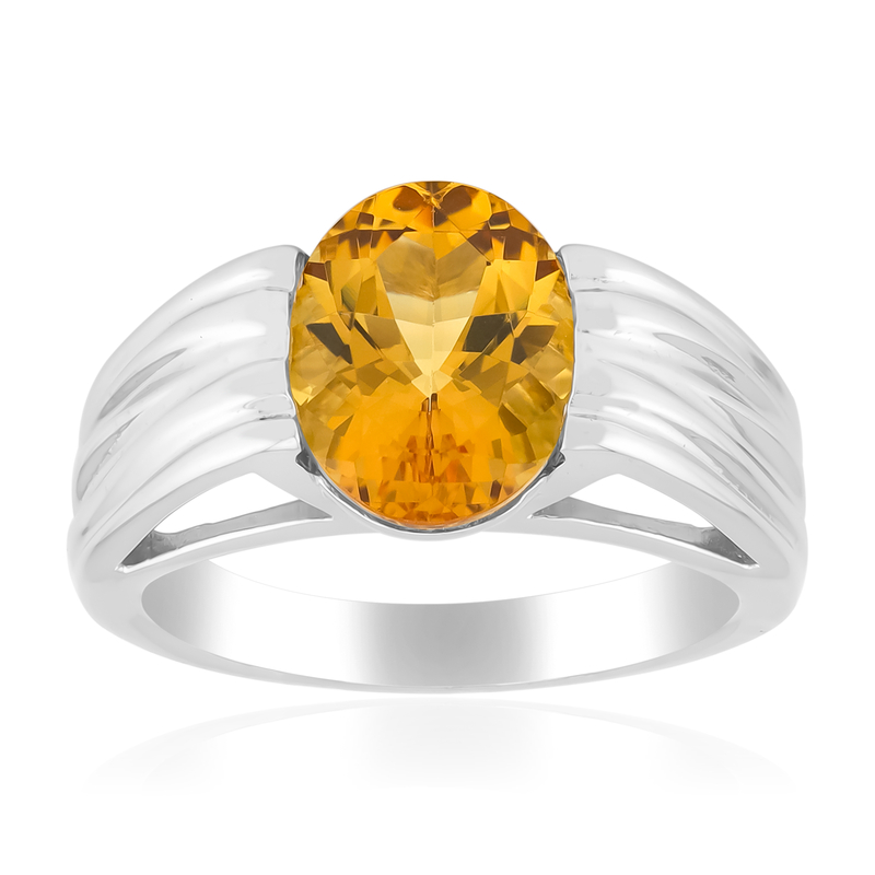 Goldener Beryll-Silberring (de Melo Essence)