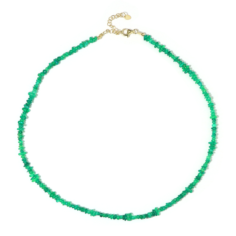 Äthiopischer Grüner Opal-Silberhalskette Unkategorisiert online kaufen Äthiopischer Grüner Opal-Silberhalskette Unkategorisiert online kaufen