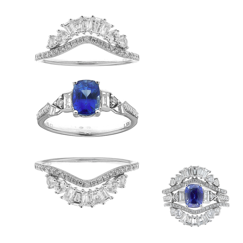 Blauer Ceylon-Saphir-Goldringe (CIRARI) Unkategorisiert online kaufen