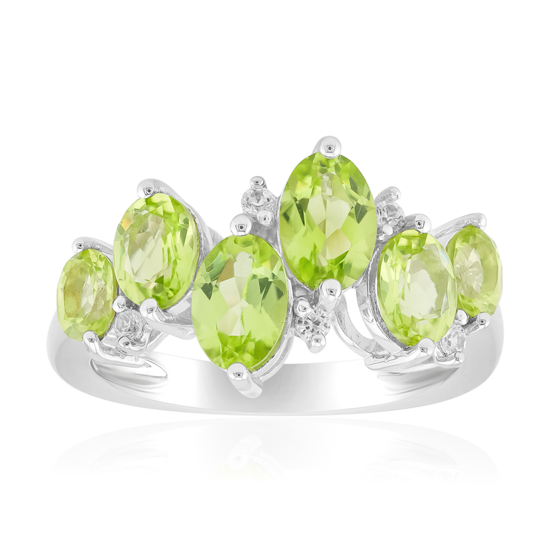 Jilin-Peridot-Silberring (de Melo Essence) Unkategorisiert online kaufen