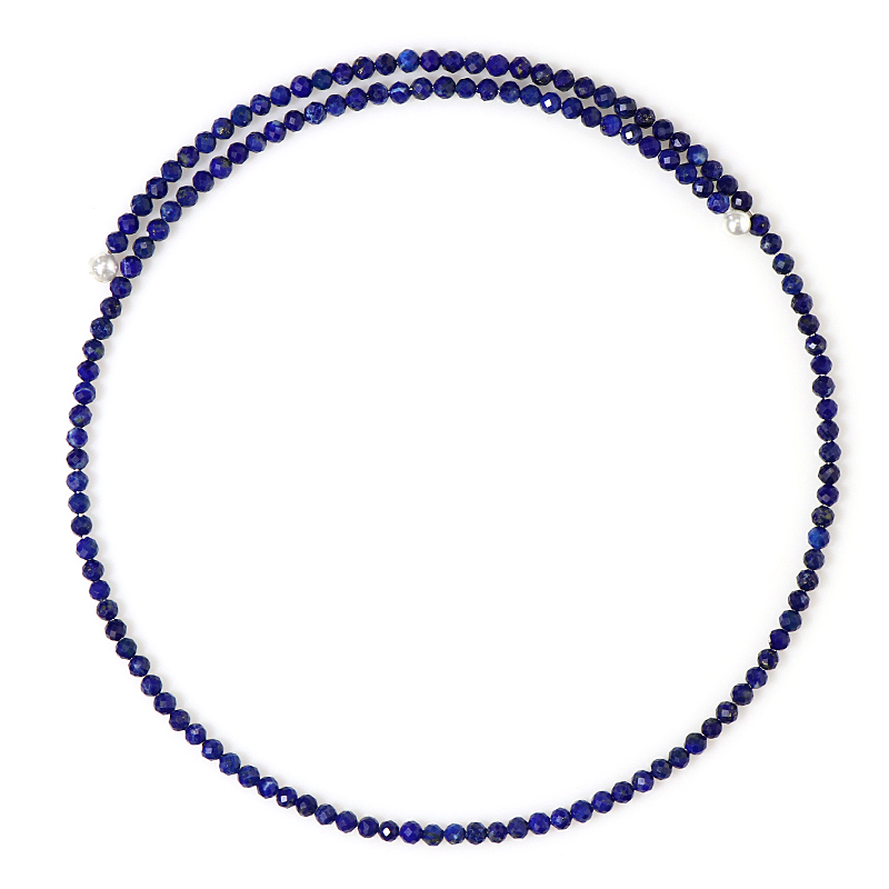 Lapislazuli-Stahlhalsreif (Riya) Unkategorisiert online kaufen