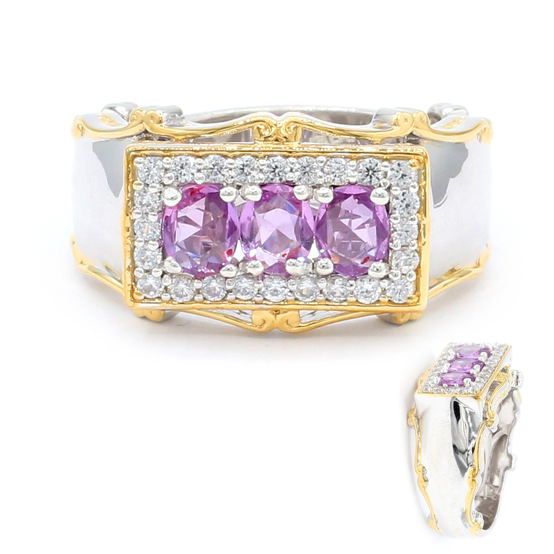 Purpur-Saphir-Silberring (Gems en Vogue) Unkategorisiert online kaufen
