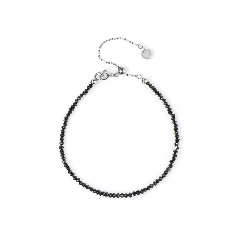 Schwarzer Diamant-Silberarmband (Adela Silber) Unkategorisiert online kaufen