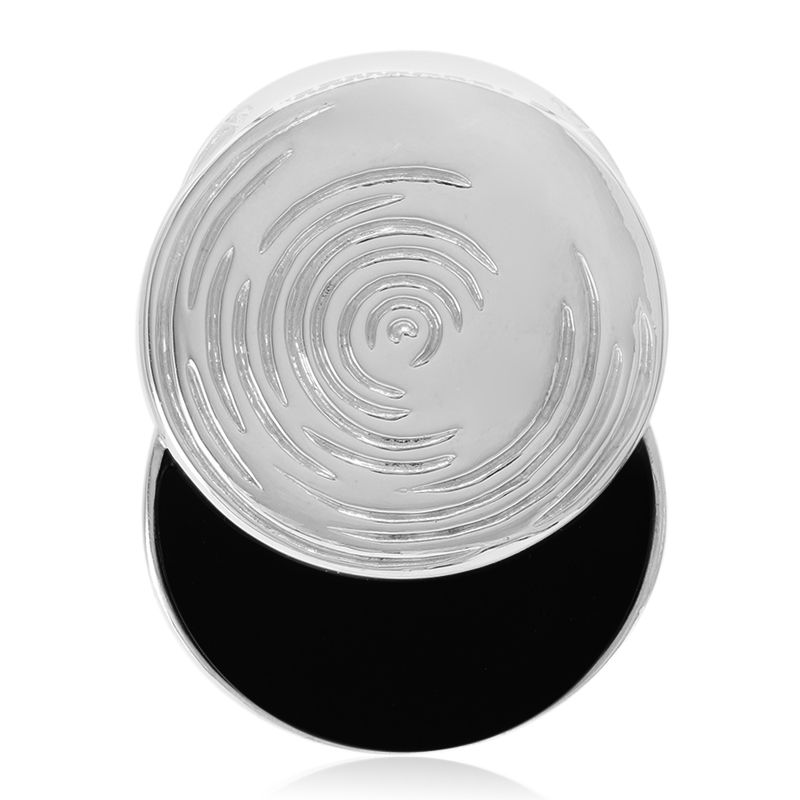 Schwarzer Onyx-Silberanhänger (MONOSONO COLLECTION) Unkategorisiert online kaufen