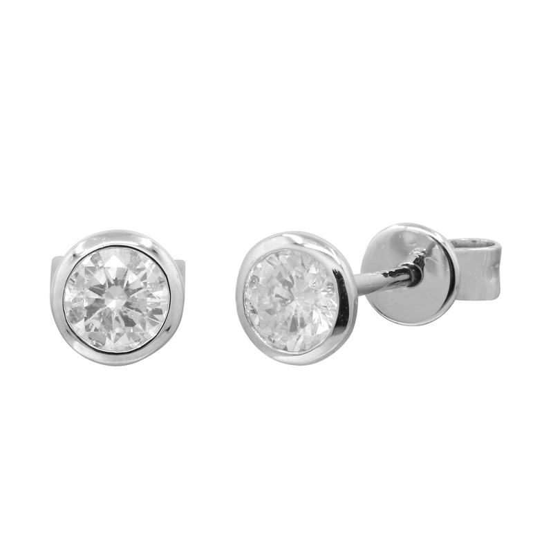 SI2 (H) Brillant-Goldohrringe (CIRARI)