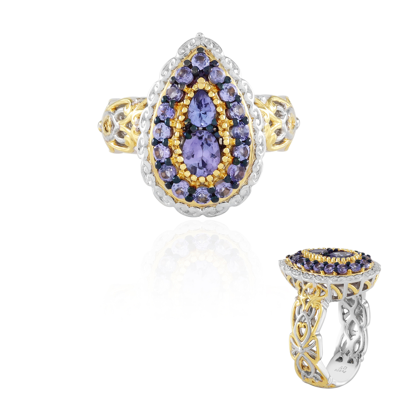 Tansanit-Silberring (Gems en Vogue) Unkategorisiert online kaufen