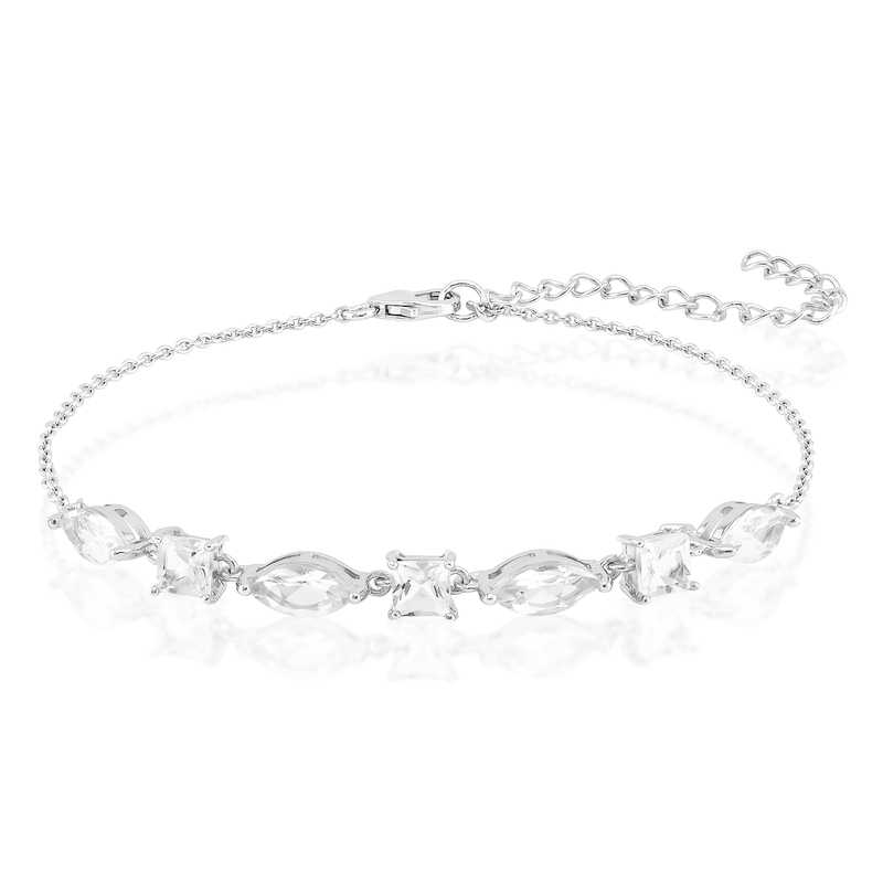 Weißer Topas-Silberarmband Unkategorisiert online kaufen