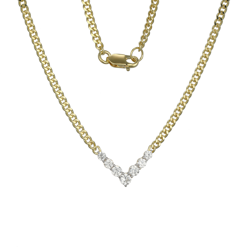 Zirkon-Silbercollier (Adela Silber) Unkategorisiert online kaufen
