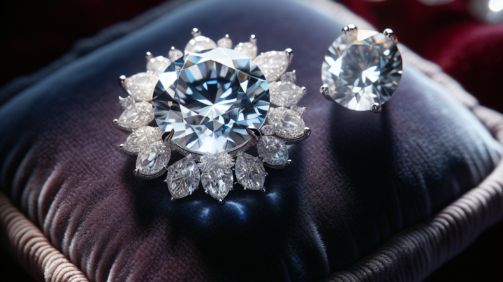 Weiße Saphire und Diamanten: Eine funkelnde Untersuchung