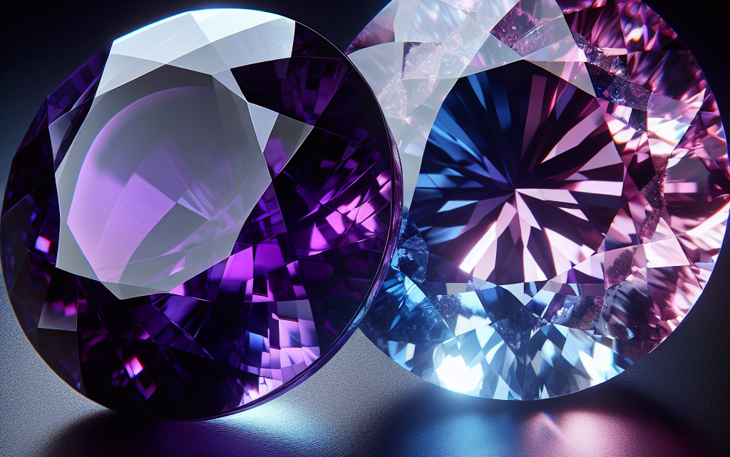 Die Unterschiede zwischen lila Saphir und Amethyst