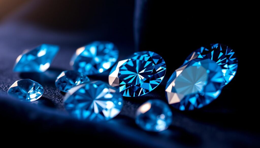 Blaue Diamanten Edelsteine