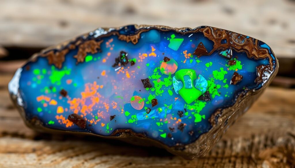 Boulder Opal Qualitätsmerkmale