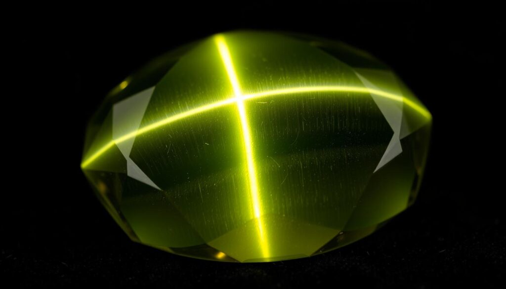 Chrysoberyll Katzenauge Edelstein