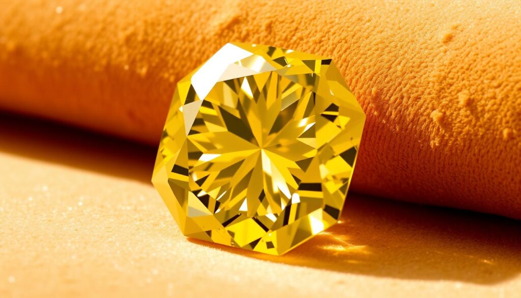 Gelber Diamant Edelstein