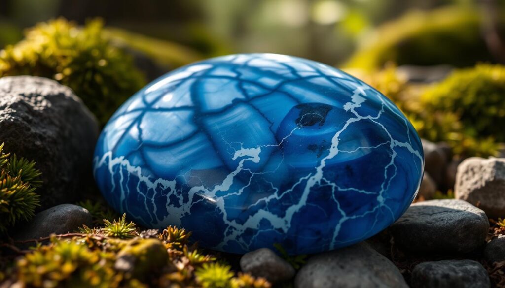 Sodalith mystischer blauer Edelstein