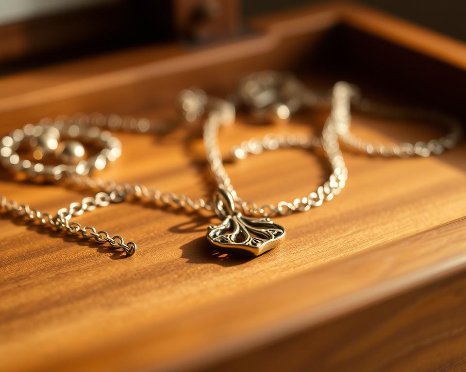 Schmuckpflege und Aufbewahrung von Ketten