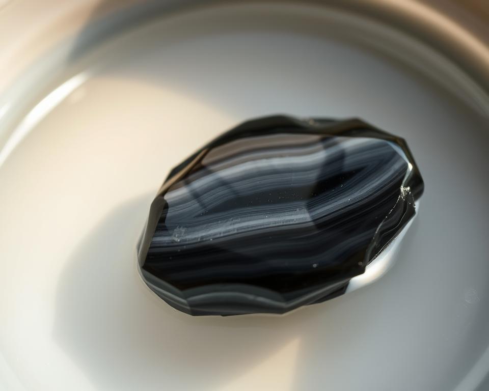 Schwarzer Achat Reinigung und Energetische Aufladung Schwarzer Achat Reinigung und Energetische Aufladung