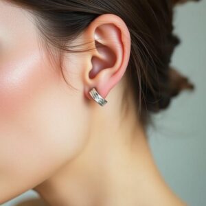 ear cuff silber