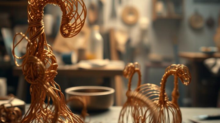 Geflochtene Drahtarbeit – Kunstvolle Handwerkskunst