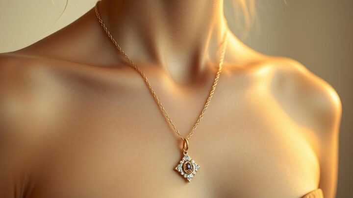 Lange Kette mit Anhänger – Eleganter Schmuck für Sie