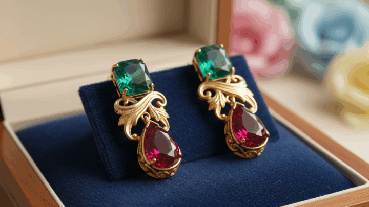 Edelsteinohrringe für jeden Stil